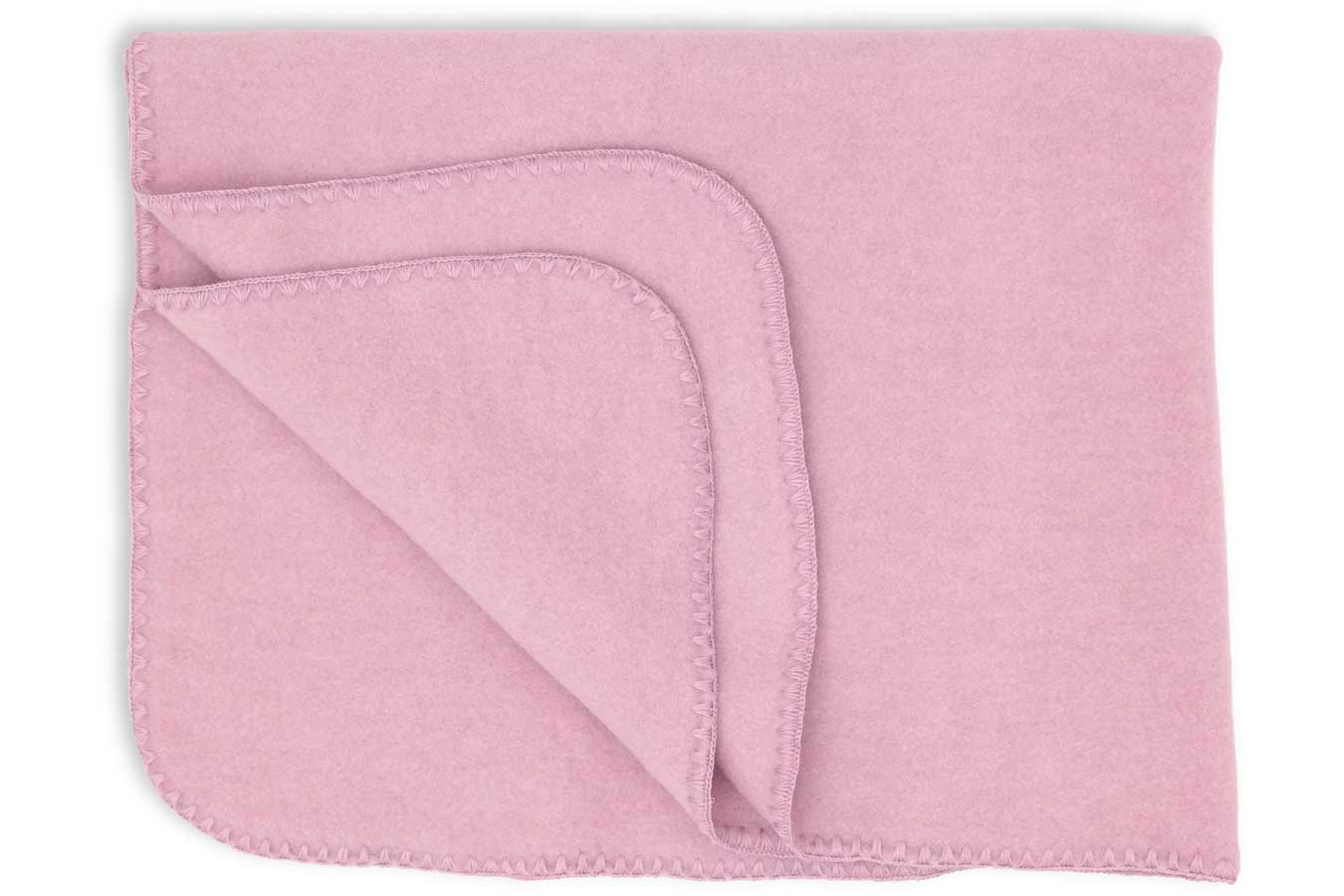ENGEL Baby Decke Wolle mit Muschelkante