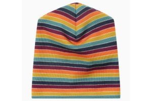 ENGEL Baby Mütze multicolour Merinowolle