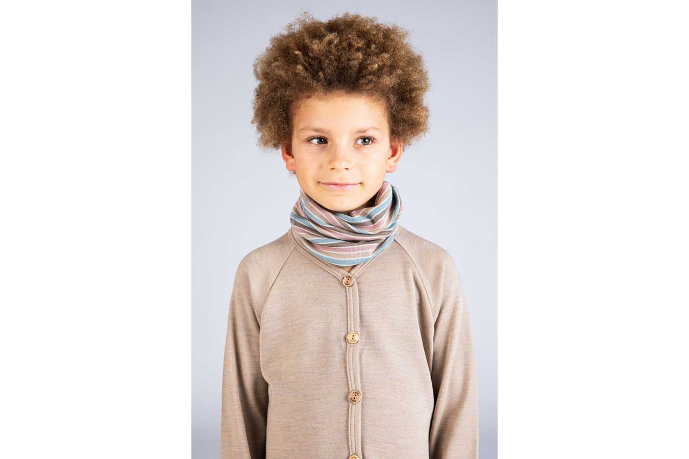 ENGEL Loop multicolour Kinder aus Merinowolle Seide, GOTS