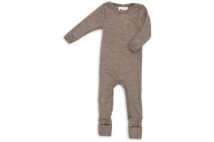 ENGEL Strampler Baby aus Merinowolle - Seide GOTS