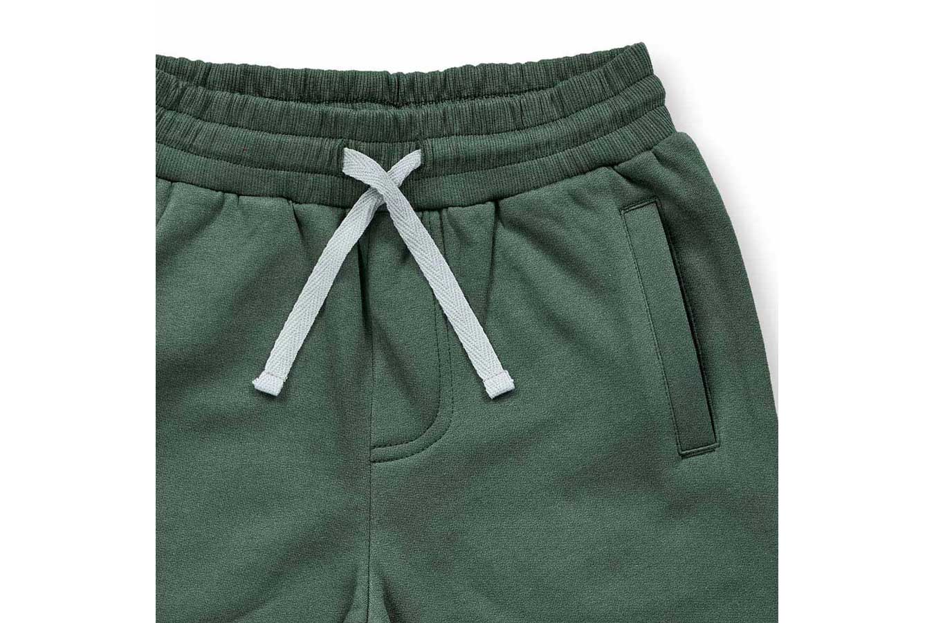 SENSE ORGANICS Kinder Sweathose BELA dunkelgrün