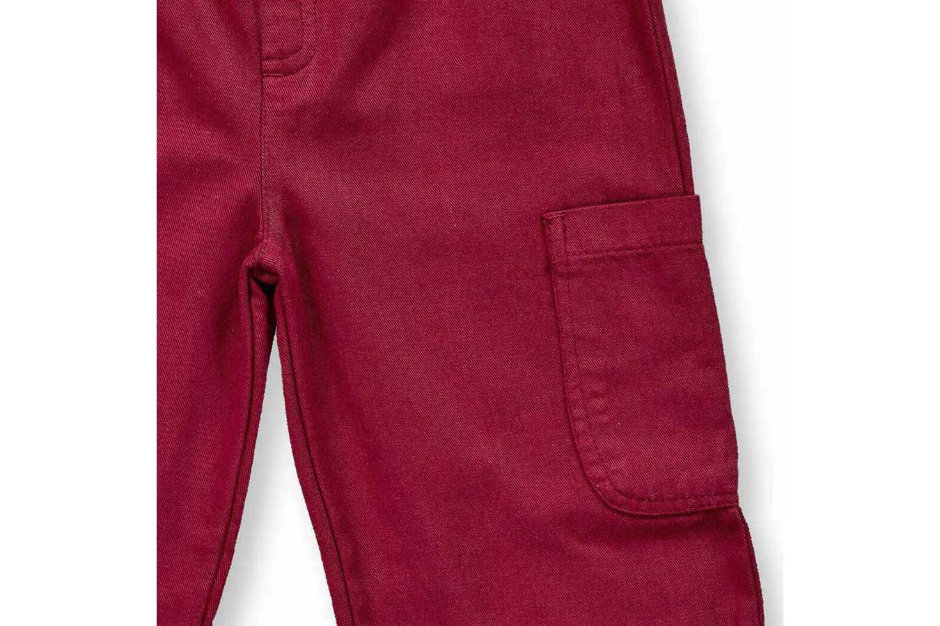 Sense Organics Twillhose LEOONIE weinrot