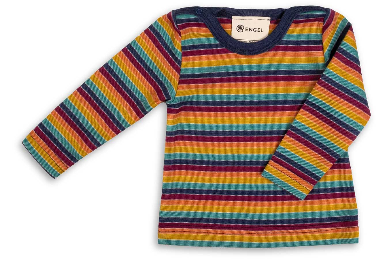 ENGEL Baby Langarmshirt geringelt