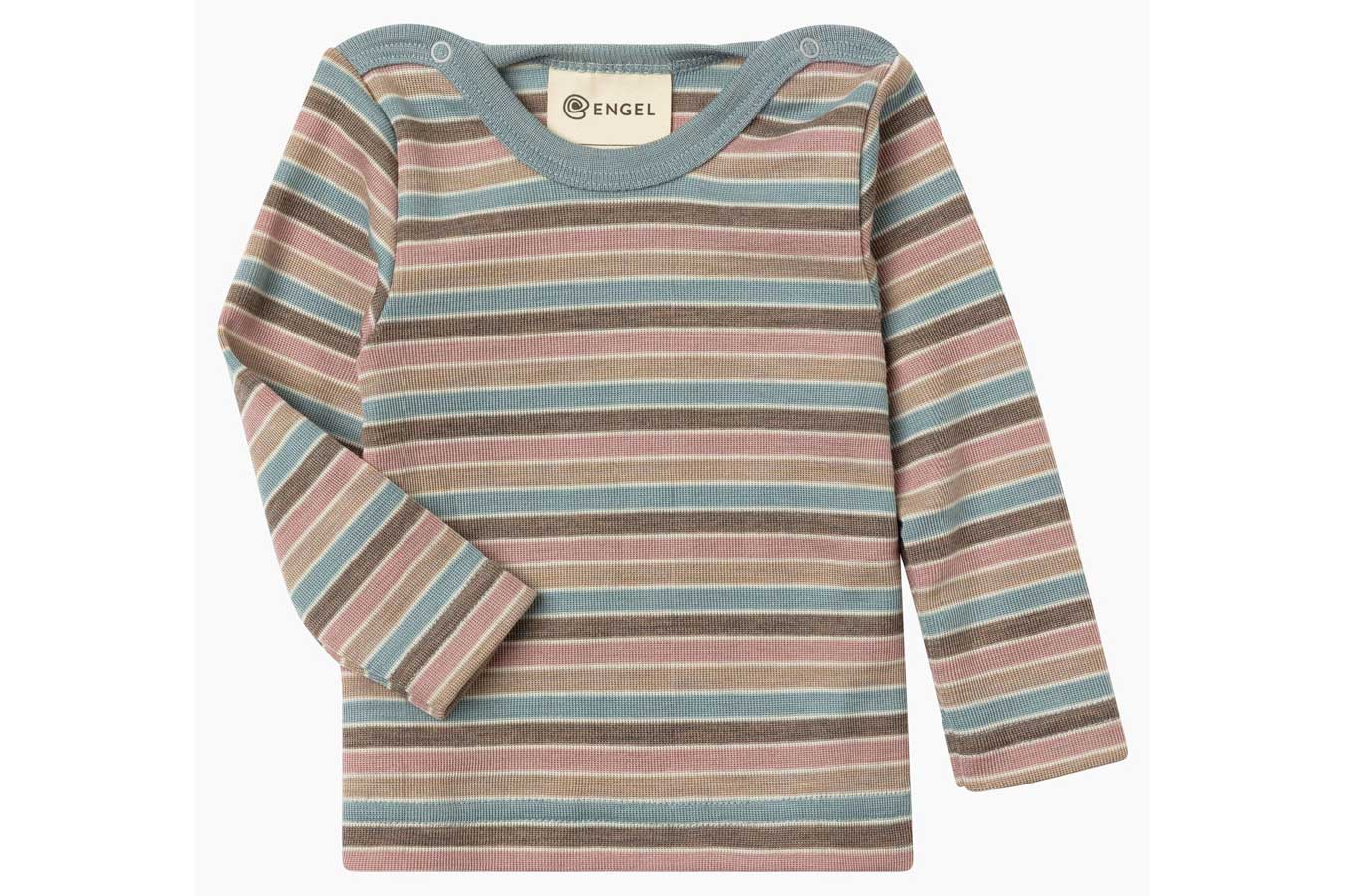 ENGEL Baby Langarmshirt geringelt