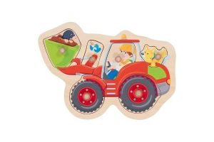 GOKI Steckpuzzle Schaufelbagger