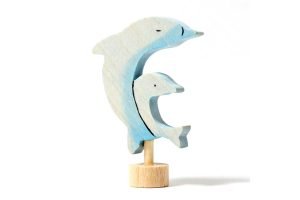 GRIMMS Steckfigur zwei Delphine